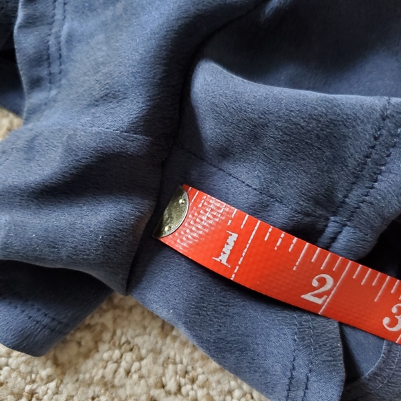 ✅ NWT 100% Washable Silk Pajama Shorts, Indigo (M) - Picture 11 of 16